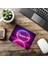 Dream On Yazılı Küresel Neon Mousepad - 19X23 cm 2 mm Dikdörtgen Ithal Baskılı Mouse Pad 6