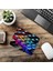 Çalışkanlık Mesajlı Renkli Klavye Tasarımı - 19X23 cm 2 mm Dikdörtgen Ithal Baskılı Mouse Pad 6