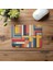 Bauhaus Stilinde Renkli Şekillerle Mouse Pad - 19X23 cm 2 mm Dikdörtgen Ithal Baskılı Mouse Pad 4