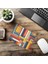 Bauhaus Stilinde Renkli Şekillerle Mouse Pad - 19X23 cm 2 mm Dikdörtgen Ithal Baskılı Mouse Pad 6