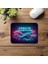 Create Something Neon Yazılı Dalga Mousepad - 19X23 cm 2 mm Dikdörtgen Ithal Baskılı Mouse Pad 4