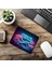 Create Something Neon Yazılı Dalga Mousepad - 19X23 cm 2 mm Dikdörtgen Ithal Baskılı Mouse Pad 6