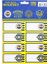 Fenerbahçe Lisanslı Stickers Okul Etiketi 3 Yaprak 2