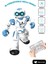 16 Fonksiyonlu Şarjlı Uzaktan Kumandalı Akıllı Robot Sesli Işıklı Programlama Dans Moonwalk Robot 1