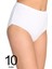 Kadın Beyaz 10'lu Paket Ribana Bato Külot ELF568T0922CCM10 2