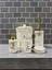 Banyo Takımı 5 Parça Porselen Desenli Set Aksoylar Home Avm 1