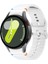 Samsung Galaxy Watch 4 5 6 7 Fe Classic Turuncu Mavi Dalga Desen Silikon Kordon 40/42/43/44/46/47MM 1