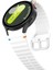 Samsung Galaxy Watch 4 5 6 7 Fe Classic Turuncu Mavi Dalga Desen Silikon Kordon 40/42/43/44/46/47MM 4