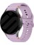 Samsung Galaxy Watch 4 5 6 7 Fe Classic Turuncu Mavi Dalga Desen Silikon Kordon 40/42/43/44/46/47MM 1