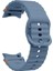 Samsung Galaxy Watch 4 5 6 7 Fe Classic Turuncu Mavi Dalga Desen Silikon Kordon 40/42/43/44/46/47MM 3