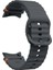 Samsung Galaxy Watch 4 5 6 7 Fe Classic Turuncu Mavi Dalga Desen Silikon Kordon 40/42/43/44/46/47MM 1