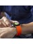 Samsung Galaxy Watch 4 5 6 7 Fe Classic Turuncu Mavi Dalga Desen Silikon Kordon 40/42/43/44/46/47MM 6