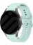 Samsung Galaxy Watch 4 5 6 7 Fe Classic Turuncu Mavi Dalga Desen Silikon Kordon 40/42/43/44/46/47MM 4