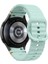 Samsung Galaxy Watch 4 5 6 7 Fe Classic Turuncu Mavi Dalga Desen Silikon Kordon 40/42/43/44/46/47MM 5