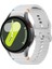 Samsung Galaxy Watch 4 5 6 7 Fe Classic Turuncu Mavi Dalga Desen Silikon Kordon 40/42/43/44/46/47MM 6