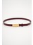 Kadın Bordo 2 cm Kare Light Kemer 1