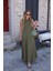 Mottisfashion Kadın Sıfır Kollu Bisiklet Yaka Viskon Elbise 2