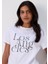 Moda Kadın Beyaz Los Angeles Baskılı Kısa Kollu Rahat Kesim Tişört – Günlük ve Şık Kombinlere Uygun 1