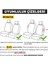 Opel Corsa C 2001-2006 Uyumlu 1+1 Krem Tay Tüyü Koltuk Kılıfı 5