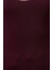 Bordo Fitted Havuz Yaka Fitilli Esnek Örme Atlet 4
