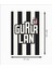 Beşiktaş Gururlan Siyah Beyaz Dekoratif Ahşap Poster 2