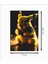 Pikachu Savaşçı Dekoratif Ahşap Poster 2