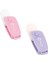 0621 Pembe - Mor Açılır Anahtarlık Yumuşak Silgi (2 Adet) 1