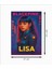 Blackpink Lisa Dekoratif Retro Ahşap Poster 2