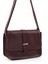 Bordo SHK127 Suni Deri Iç Fermuar Cepli Çıtçıt Kapamalı El,kol ve Omuz Çantası U:17 E:22 G:7 cm 2