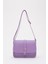 Lila SHK127 Suni Deri Iç Fermuar Cepli Çıtçıt Kapamalı El,kol ve Omuz Çantası U:17 E:22 G:7 cm 1