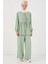 Kadın Önü Bağcıklı Tunik Pantolon Ikili Takım 6744 - Mint 1