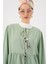 Kadın Önü Bağcıklı Tunik Pantolon Ikili Takım 6744 - Mint 2
