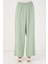 Kadın Önü Bağcıklı Tunik Pantolon Ikili Takım 6744 - Mint 5