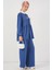 Kadın Önü Bağcıklı Tunik Pantolon Ikili Takım 6744 - Indigo 3