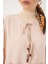 Kadın Önü Bağcıklı Tunik Pantolon Ikili Takım 6744 - Krem 4