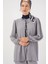 Kadın Önü Bağcıklı Tunik Pantolon Ikili Takım 6744 - Gri 2