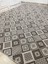 Kareli Model Halı Örtüsü Çift Yönlü Dokuma Savan Kilim 3