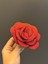 Simli Gül Broş Yaka Iğnesi Giyim AKSE4SUARI 10X10 cm 2