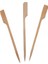 Özel Ahşap Yassı Saplı Çöp Şiş Çubuğu 12 cm (100 Adet) 1