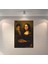 Mona Lisa ve Leonardo Da Vinci Dekoratif Ahşap Poster 1