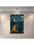 Van Gogh Art Kediler Dekoratif Retro Ahşap Poster 1
