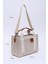Vizon SHK138 2 Bölmeli Kanvas Kumaş Ayarlanabilir Askılı Fermuarlı El, Kol ve Omuz Çantası U:17 G:24 E:10 cm 2