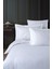 Pamuk Saten Çift Kişilik Nevresim Takımı - Beyaz 2