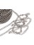 Anahtarlık Zinciri Metrelik Metal 1.2 cm (1 Metre) Gümüş 1