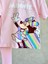 Kız Çocuk Disney Minnie Mouse Baskılı Pamuklu Esnek Kumaş Beli Lastikli Taytlı Ikili Takım 4