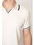 Beyaz Regular Fit Polo Yaka Erkek T-Shirt E1011 5