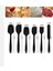 Siyah Silikon Spatula Kaşık Seti 6 Parça 2