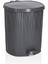 Plastik Gri Dalga Model Pedallı Çöp Kovası 20 Lt ( Iç Kovalı ) 1