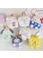 1 Adet Sanrio Peluş Anahtarlık & Fermuarlı Minik Bozuk Para Cüzdanı Kuromi Hello Kitty Cinnamoroll 1
