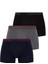 9005 Erkek Battal 3'lü Boxer Siyah-Antasit Melanj-Lacivert 1